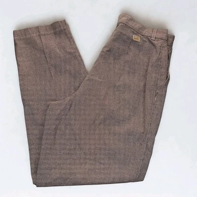Lee Women’s Houndstooth Dress Pants 31.5x30 Career Slacks Classic Fit Vintage - Image 1 of 4