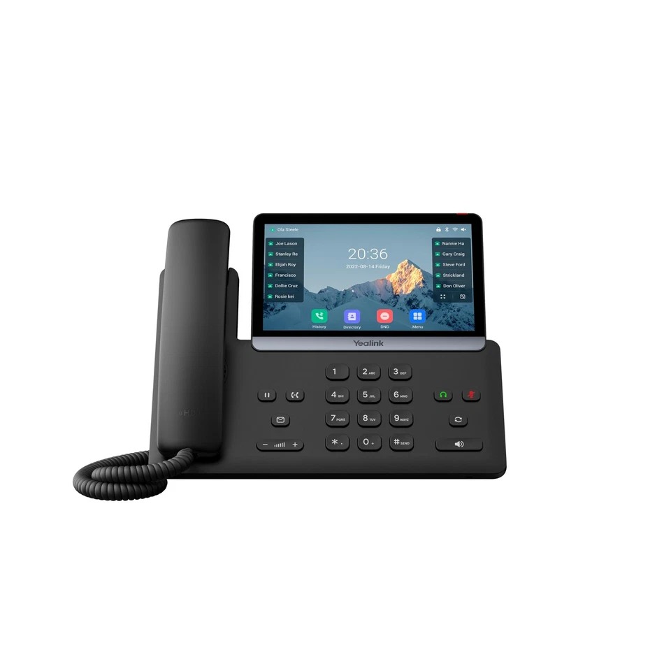 Yealink SIP-T87W IP Phone - Corded - Corded/Cordless - Wi-Fi, Bluetooth, DECT - - Image 1 of 1