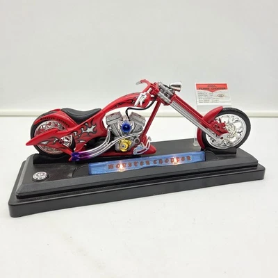 Boley Monster Chopper 2004 llama motocicleta modelo 1:12 luces y sonido funciona Foto 1 de 4