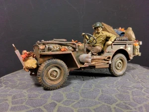 Tamiya 1/35 US Jeep Willys MB dipinto modello finito seconda guerra mondiale veicolo militare Jap - Foto 1 di 14