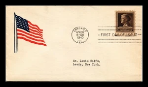 DR JIM STAMPS US COVER JANE ADDAMS FAMOUS AMERICANS FDC SCOTT 878 - Picture 1 of 2