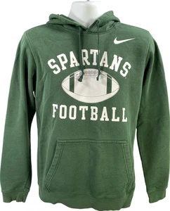 Nike Herren Grün MSU Michigan State Spartans Pullover Hoodie Sweatshirt - S - Bild 1 von 4