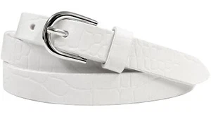 Kids Belt Girls Belt 100% One Piece Full Grain Genuine Leather Dress Belt - Picture 1 of 22