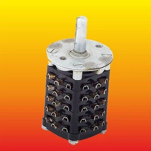 5 POLE 11 POSITIONS TESLA NON-SHORTING ROTARY SWITCH APM - Picture 1 of 2