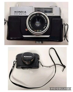 Cámara fotográfica Konica EE-Matic Deluxe F 35 mm Hexanon 1:2,8 F = 42 mm COMO ESTÁ corrosión - Imagen 1 de 24