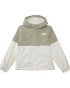 The North Face Warm Antora Rain Jacket Kids XL (14-16) White Gray Hooded APP3026 - Picture 1 of 8