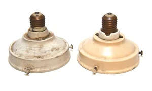 2 MATCHING VINTAGE LEVITON SCREW IN FITTER ADAPTERS 4 1/2 FITTER - Picture 1 of 6