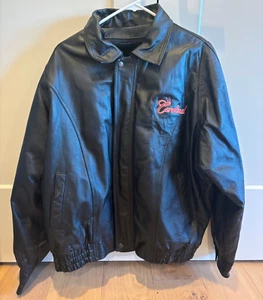St. Louis Cardinal U.S.A. Lederjacke Herren Gr. Large abnehmbares Fleece Vintage - Bild 1 von 10
