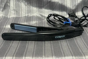 Conair CS4GNR Flat Iron Black 120W Straightening Hair istant Heat 3/4" Ceramic - Picture 1 of 5
