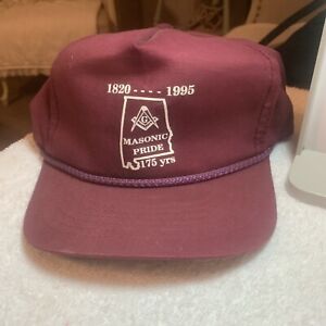 Mason Masonic Trucker SnapBack Hat. Vintage Truckers Hat