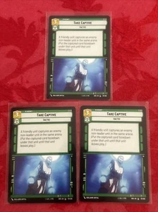 3x Star Wars Unlimited - Take Captive - Shadows of the Galaxy (SHD) x3 - Picture 1 of 6