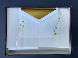 ARTCO Fine Paper 50 Blank Wedding Announcement W/50 In/Out Envelopes NIB #01011 - Picture 1 of 10