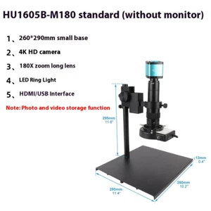 4k HD Speicher HDMI + USB Anschluss an Computer für Mikroskop Messung - Bild 1 von 6