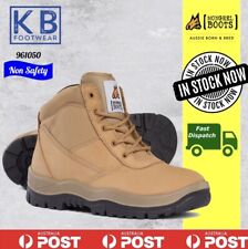 Mongrel Work Boots 961050 Side Zip Non Safety Soft Toe Wheat Boots