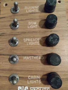 C&C YACHTS ORIGINAL SWITCH/FUSE PANEL, OFF 25 SAILBOAT - Picture 1 of 3