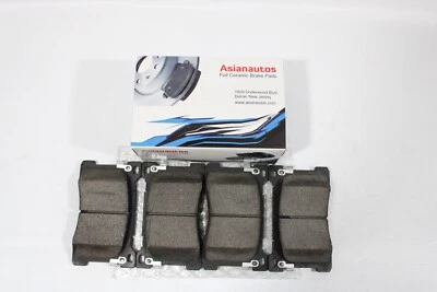 Pastillas de freno delanteras de cerámica completa Asianautos para Hyundai Equus 2012-2016 Foto 1 de 4