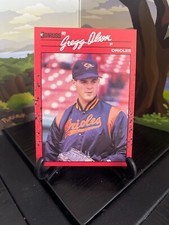 1990 Donruss Gregg Olson #377 Baseball Card