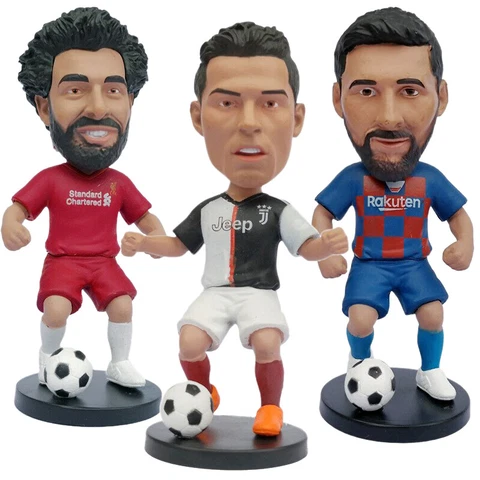 Bobblehead Cristiano Ronaldo Bobble Shaking Head Figure Doll Messi Toy Figurine Cover