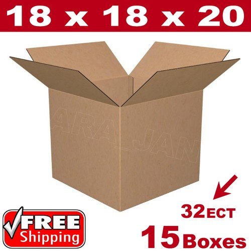 15 - 18x18x20 Cardboard Boxes Mailing Packing Shipping Box Corrugated ...