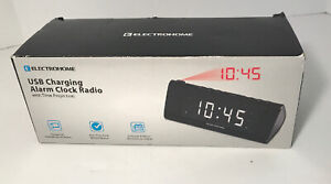 Magnasonic USB Ladeuhr Radio für Smartphones mit Zeitprojektion