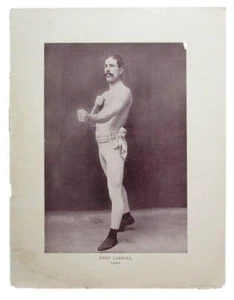 Jimmy Carroll England 1895 Boxing Gladiators 11x15 Supplement Poster - Picture 1 of 2