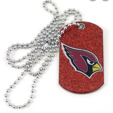 NFL  Arizona Cardinals Glitter Necklace Cover