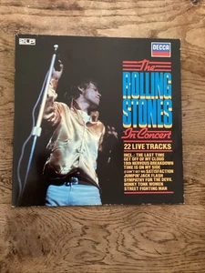 THE ROLLING STONES IN CONCERT 2 2 LIVE TRACKS DOUBLE VINYL ALBUM EXCELLENT COND - Picture 1 of 8