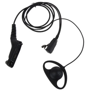 Upgraded D-shaped Earphone Earpiece Headset Microphone for P8268 P8668 APX6000 - Zdjęcie 1 z 8