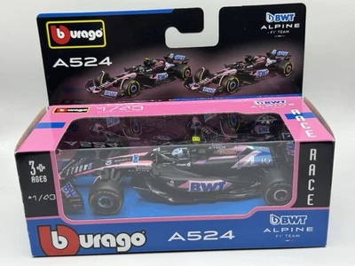 Burago A524 BWT Alpine Formula 1 Team Car - 1:43 Diecast Car - Image 1 of 4