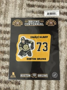 Colección de parches Charlie McAvoy Boston Bruins Centenario 1924-2024 NHLPA NUEVO CON ETIQUETAS - Imagen 1 de 2