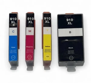 4er Pack 910xl Tintenpatrone Gelb, Magenta, Cyan Und Schwarz - Bild 1 von 3