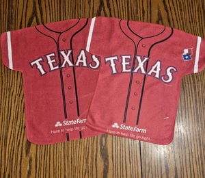 2x 2016 TEXAS RANGERS 17” RALLY TOWEL Promo Jersey State Farm - Picture 1 of 3