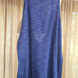 LULULEMON - Trapeze Twist Open Back Light Luon Tank Top - Size 4 - Heathered Har - Picture 1 of 5