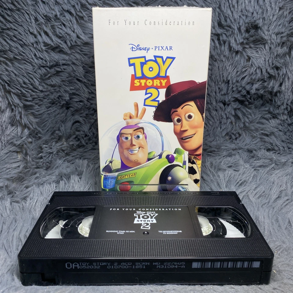 Toy Story 2 VHS Tape 1999 Academy Screener Animation FYC Promo RARE Release Film - Image 1 of 4