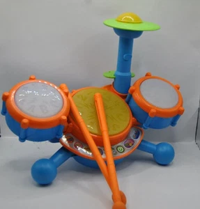 V TECH Kidi Beats Kids Drum Set Plays Numbers and A,B,C - Picture 1 of 4