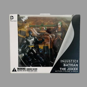 DC Collectibles Injustice Gods Among Us  Batman vs. The Joker Action Fig 2Pack - Picture 1 of 2