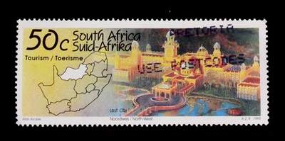 South Africa Stamp Scott 898 Tourism Lost City Sun City 50c 1995 Used NG - Image 1 of 2
