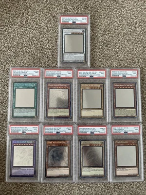 Yu-Gi-Oh TCG GFP2-EN175 Blue-Eyes White Dragon Ghost Rare 1st Edition PSA 9 Set - Image 1 of 4