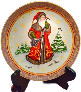 Certified International-Pamela Gladding Santa Claus 8” Collector Plate - Picture 1 of 2