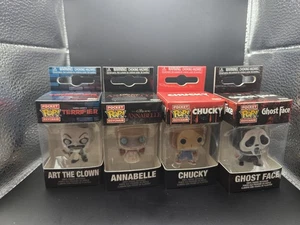 Funko Pocket Pop! Horror Schlüsselanhänger Konvolut - Ghost Face, Chucky, Annabelle, Art - Bild 1 von 6