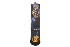 Bioworld Marvel Avengers Infinity War Thanos Sublimated Character Crew Socks - Picture 1 of 1