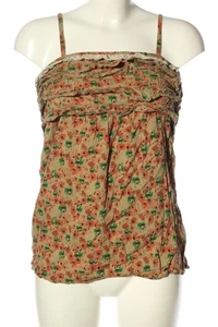 VERO MODA Top de tirantes finos Mujeres Top Talla EU 36 marrón-rojo-verde - Imagen 1 de 5