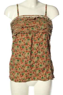 VERO MODA Top de tirantes finos Mujeres Top Talla EU 36 marrón-rojo-verde - Imagen 1 de 4