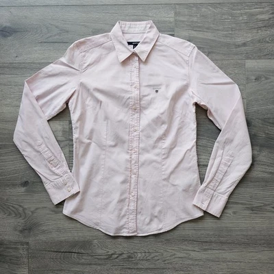 Camisa feminina Gant manga longa tamanho Reino Unido 12 rosa ótimo estado - Imagem 1 de 4