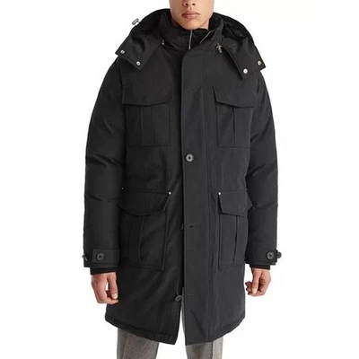 The Kooples NEW Men's Multi Pocket Parka Navy Medium MSRP $695 - Image 1 of 4