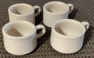 Buffalo China Cafe (4) Kaffeetasse/Becher Restaurant Geschirr Vintage alte Marke (161ia) - Bild 1 von 5