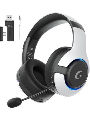Wireless Gaming Headset for PS5, 2.4GHz Gaming Headphones Wireless - Image 1 of 4