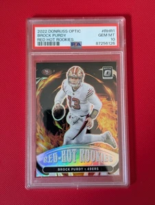 2022 Panini Donruss Optic Red Hot Rookies Brock Purdy #Rhr-1 - Picture 1 of 2