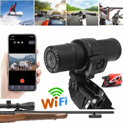 WIFI HD 1080P Sports Action Helmet Camcorder Bike Gun Camera For Clay Shooting - Image 1 of 4