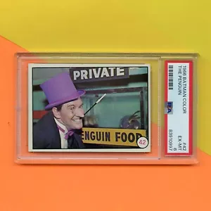 Original 1966 Topps Batman Bat Laffs Trading Card #42 PSA 6 - Picture 1 of 4